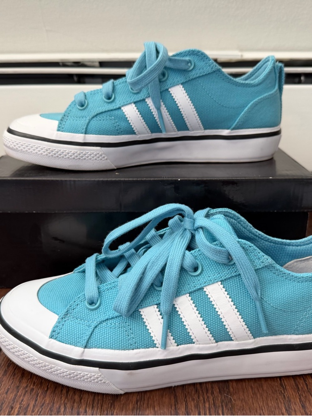 Adidas Nizza Low ADV Canvas Sneakers Size 7.5 - Picture 3 of 13